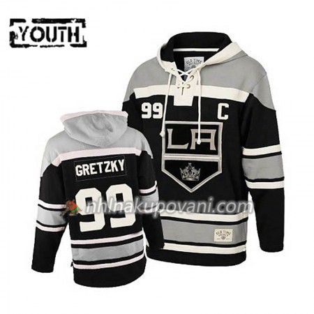 Los Angeles Kings Wayne Gretzky 99 Černá Sawyer Mikiny Hooded - Dětské